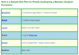 bariatric nutrition meal plan