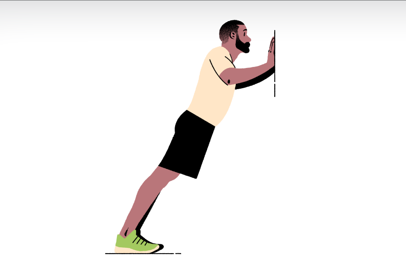Exercise for Overweight Seniors 60 Years and Above with Pictures 15 push ups against a wall for seniors above 60 years of age