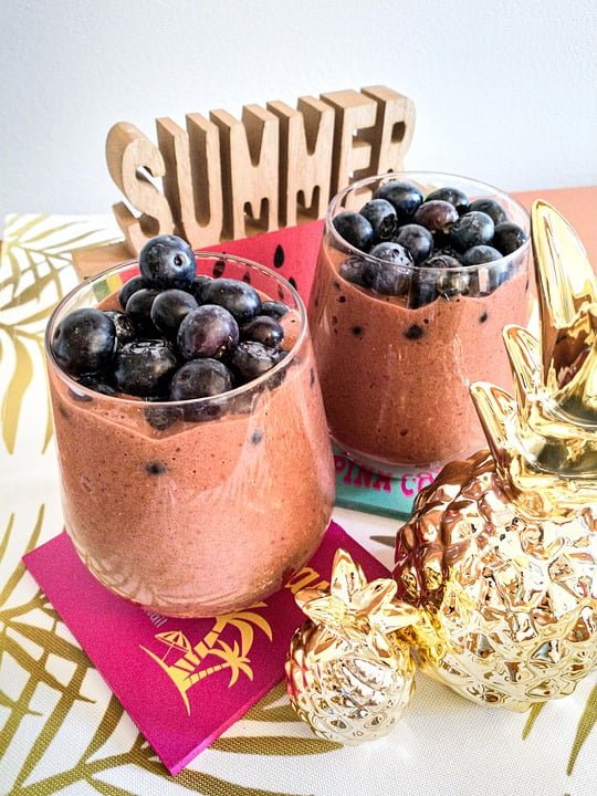 high protein smoothie without protein powder blueberry smoothie