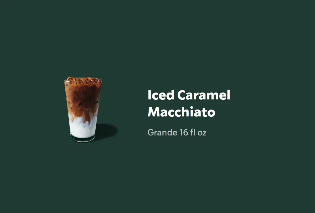 low calorie iced starbucks drinks