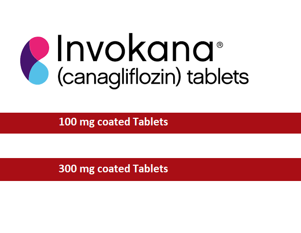 Canagliflozin Invokana 100 mg 300 mg