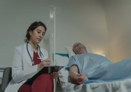 finerenone for heart failure a doctor interviewing a sick hospitalized person Jardiance for heart failure hospitalization