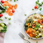 New Study Links Popular Diet to Lower Risk of Death in Women 23 fruits and veggies in a plate on a table mediterranean diet benefits