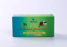 Premium berberine oolong mint tea bags box