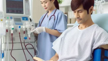 kidney disease patient on dialysis
