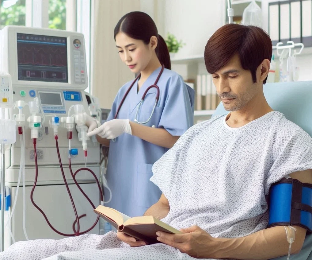 kidney disease patient on dialysis