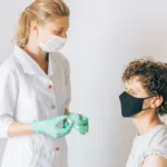 vaccinations after 50 a nurse vaccination an old lady