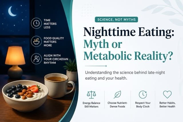 night time eating myths weight gain
