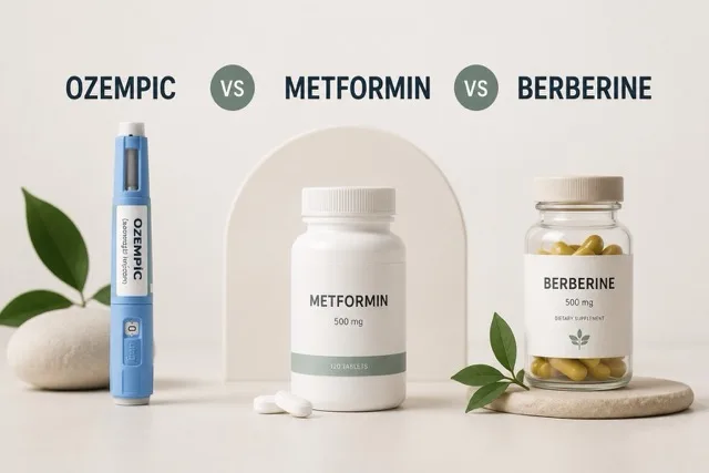ozempic vs metformin vs berberine