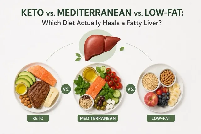 Keto vs. Mediterranean vs. Low-Fat: Which Diet Actually Heals a Fatty Liver?
